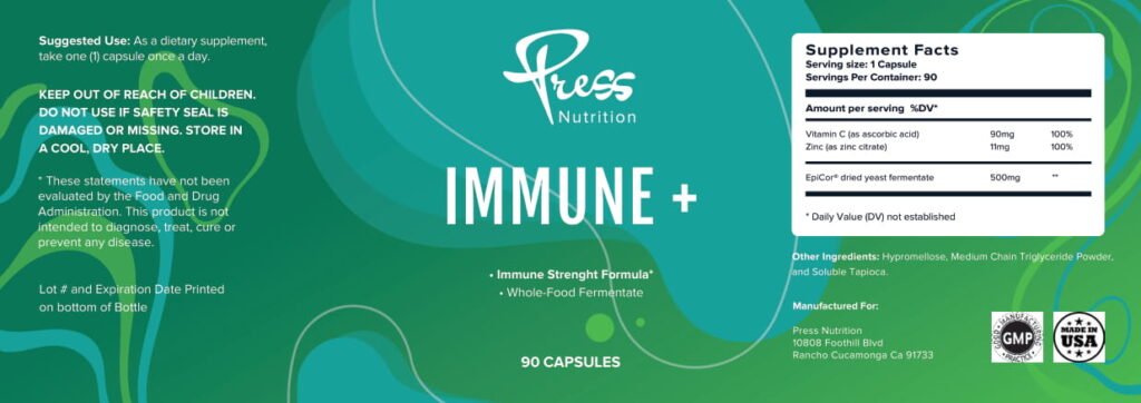 IMMUNE PLUS By PressNutrition